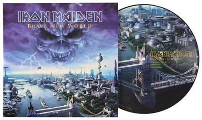 Lot 383 - IRON MAIDEN BRAVE NEW WORLD LP UK ORIGINAL PRESSING