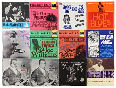 Lot 263 - UK & EU LABEL BLUES CLASSICS & RARES - ALEXIS KORNER, BIG MAMA THORNTON, SMOKY BABE
