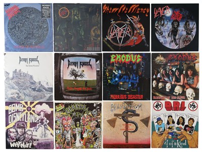 Lot 453 - THRASH, DEATH, METAL, GRINDCORE LP PACK INCLUDING MORBID ANGEL, SLAYER