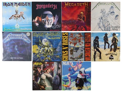 Lot 454 - THRASH, HEAVY METAL, HARD ROCK LP PACK INCLUDING METALLICA, MEGADETH