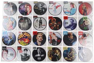 Lot 420 - DAVID BOWIE 40TH ANNIVERSARY 7" ARCHIVE PICTURE DISC PACK