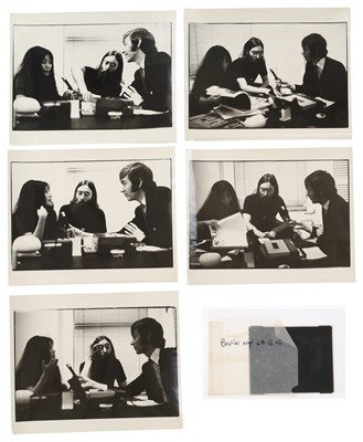 Lot 326 - DAVID WIGG COLLECTION - JOHN LENNON / YOKO ONO PHOTOGRAPHS WITH NEGATIVES.