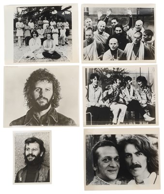 Lot 328 - DAVID WIGG COLLECTION - PHOTOGRAPHS OF GEORGE AND RINGO WITH NEGATIVES.