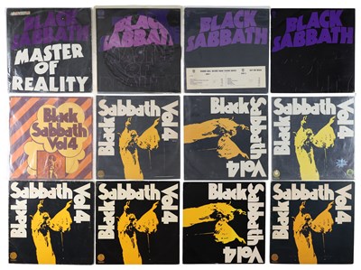 Lot 511 - BLACK SABBATH - MASTER OF REALITY / VOL. 4 - LP PRESSINGS PACK