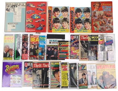 Lot 192 - THE BEATLES - ORIGINAL NEMS SCRAPBOOKS AND MEMORABILIA.