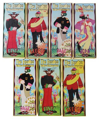 Lot 193 - THE BEATLES - YELLOW SUBMARINE FIGURINES BY 'POLAR LIGHTS'.