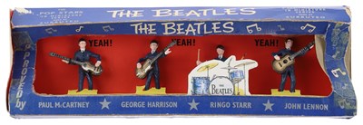 Lot 201 - THE BEATLES - FULL SET OF SUBBUTEO FIGURES IN ORIGINAL BOX.