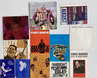 Lot 89 - JAZZ AND BLUES CONCERT PROGRAMMES C 1960S.