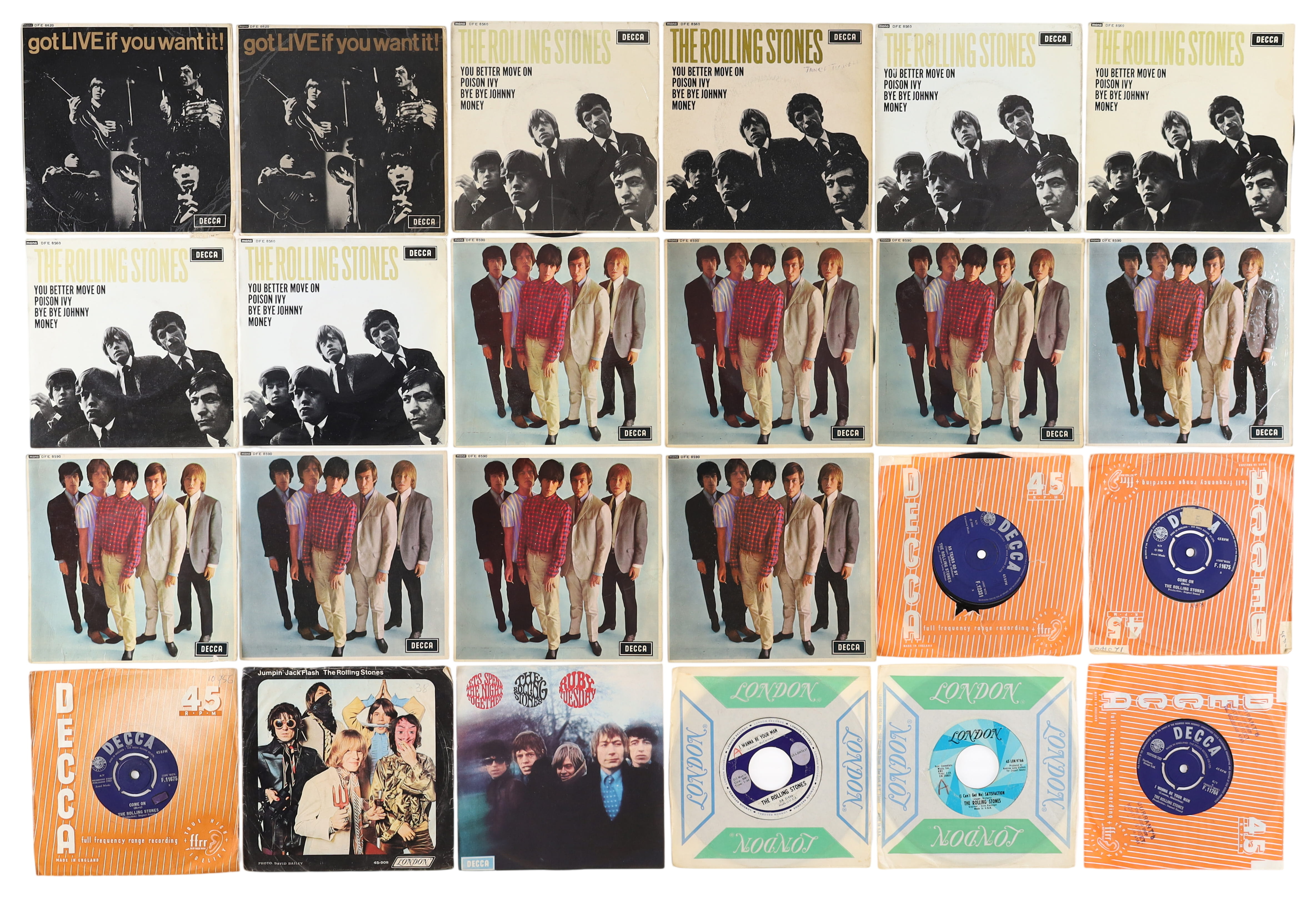 Lot 266 - THE ROLLING STONES EP / 7