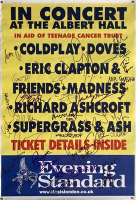 Lot 308 - 2003 TEENAGE CANCER TRUST MULTI SIGNED POSTER.