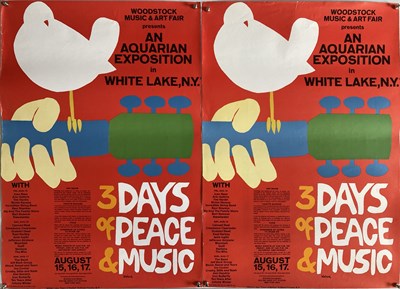 Lot 181 - WOODSTOCK POSTERS.