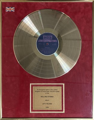 Lot 152 - PRESENTATION AWARDS - ROLLING STONES / ELVIS.