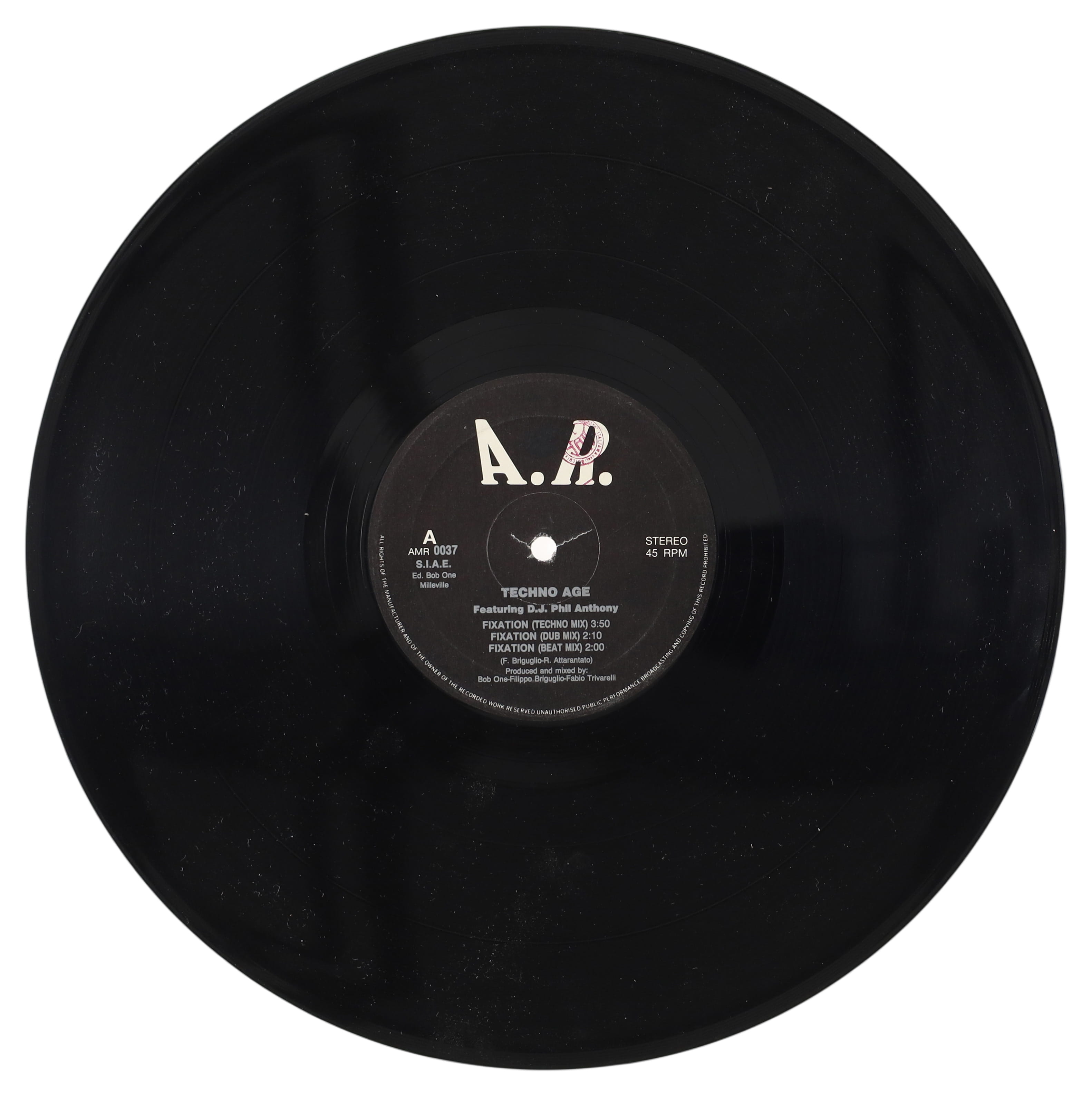 Lot 28 - TECHNO AGE FEATURING D.J. PHIL ANTHONY