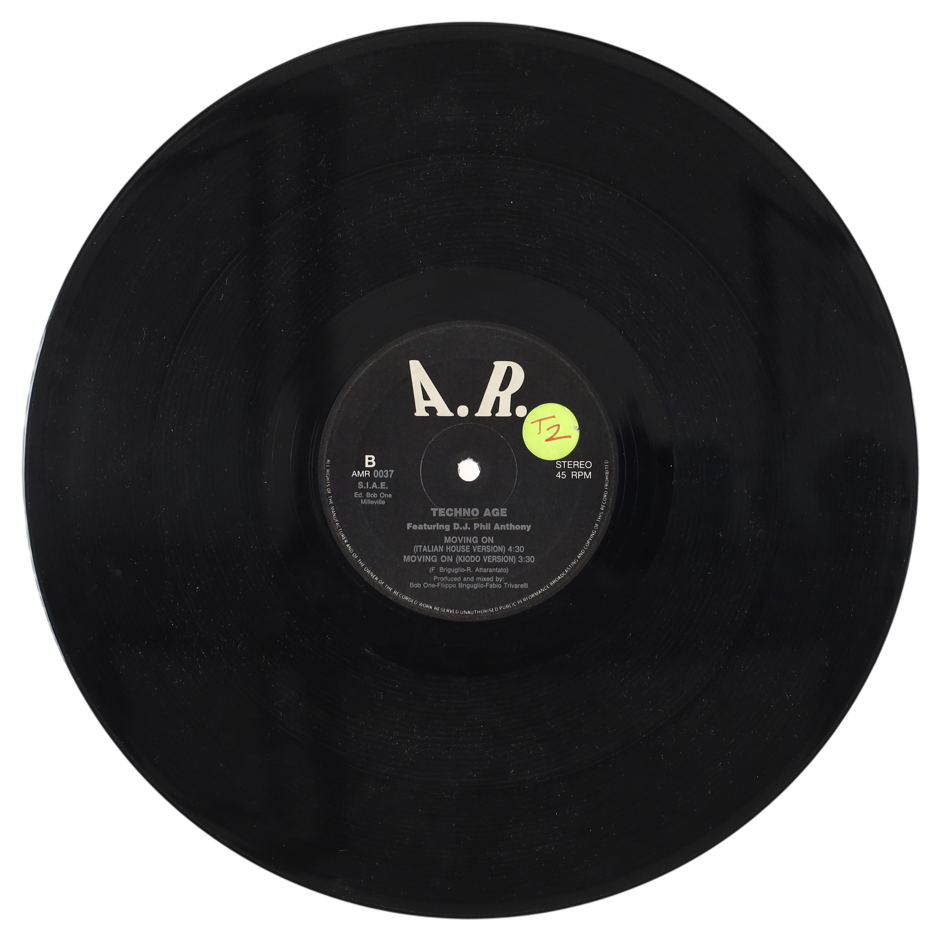 Lot 28 - TECHNO AGE FEATURING D.J. PHIL ANTHONY