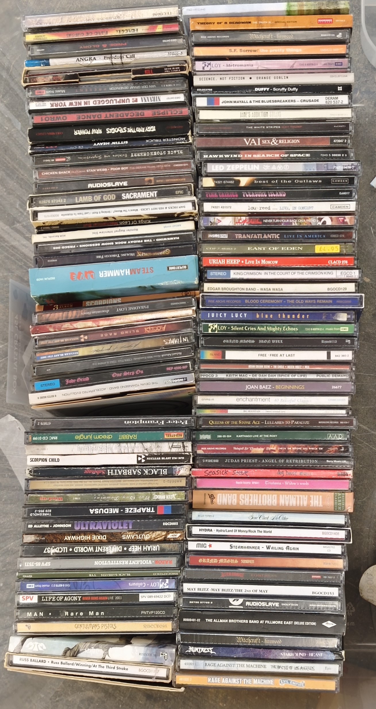 Lot 79 - PROG, BLUES ROCK, PROG ROCK, METAL AND