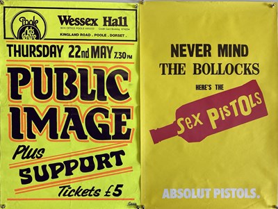 Lot 184 - PUBLIC IMAGE LIMITED CONCERT POSTER.