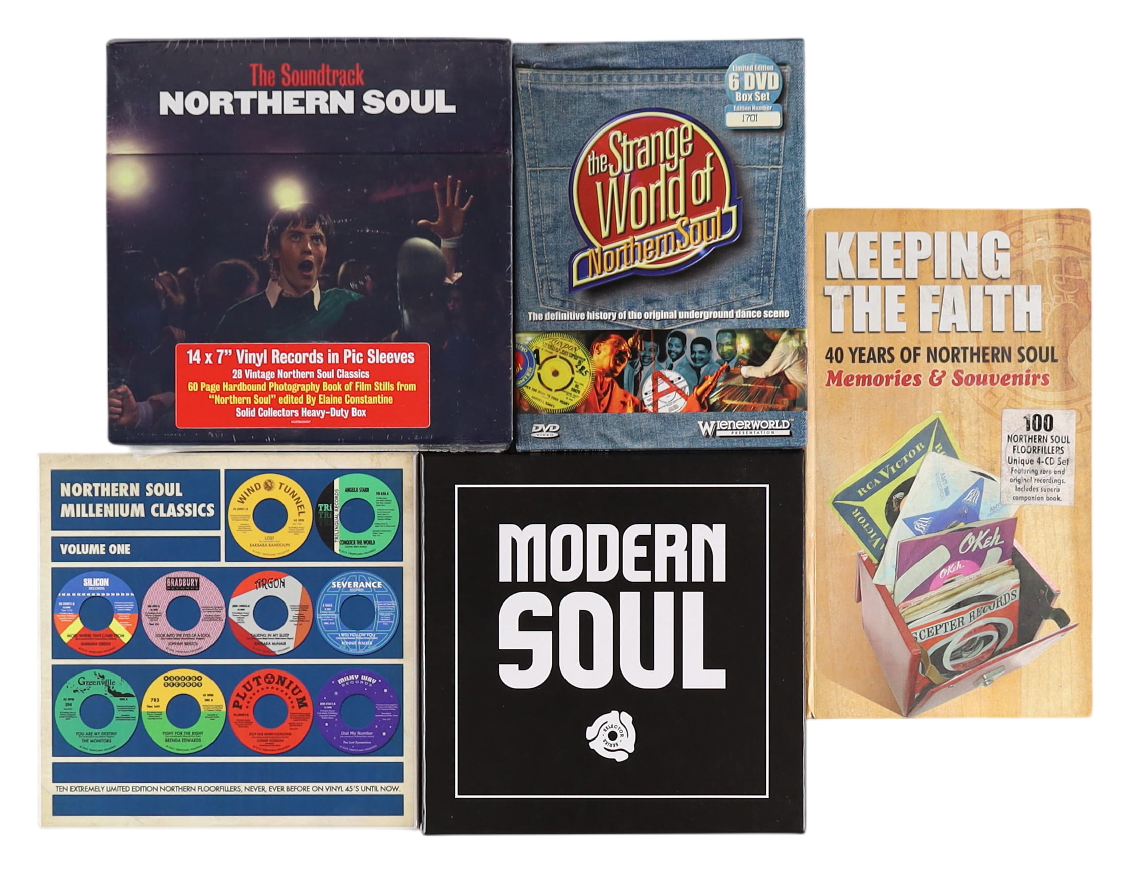 Lot 119 - MODERN / LIMITED NORTHERN SOUL BOXSETS,