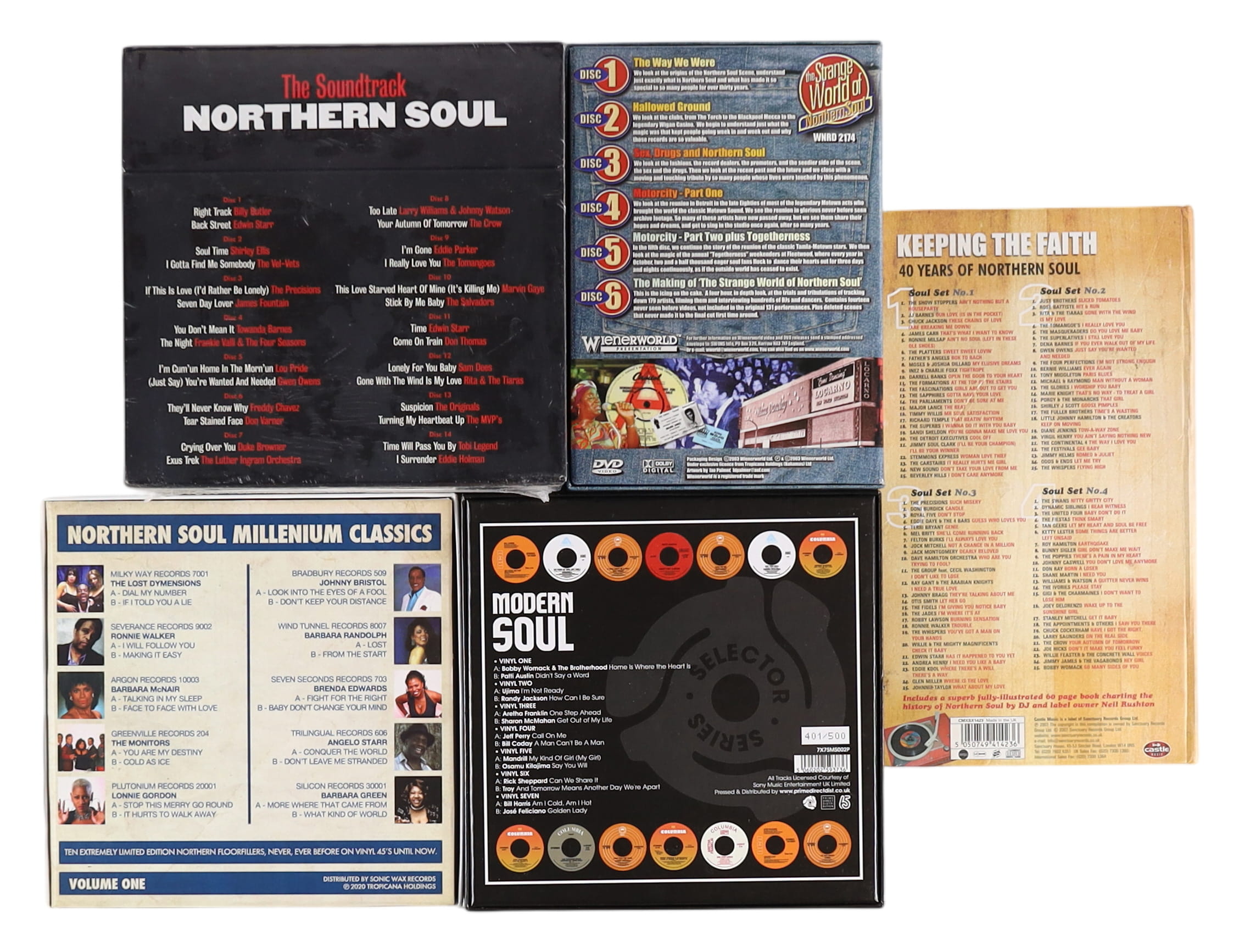 Lot 119 - MODERN / LIMITED NORTHERN SOUL BOXSETS,