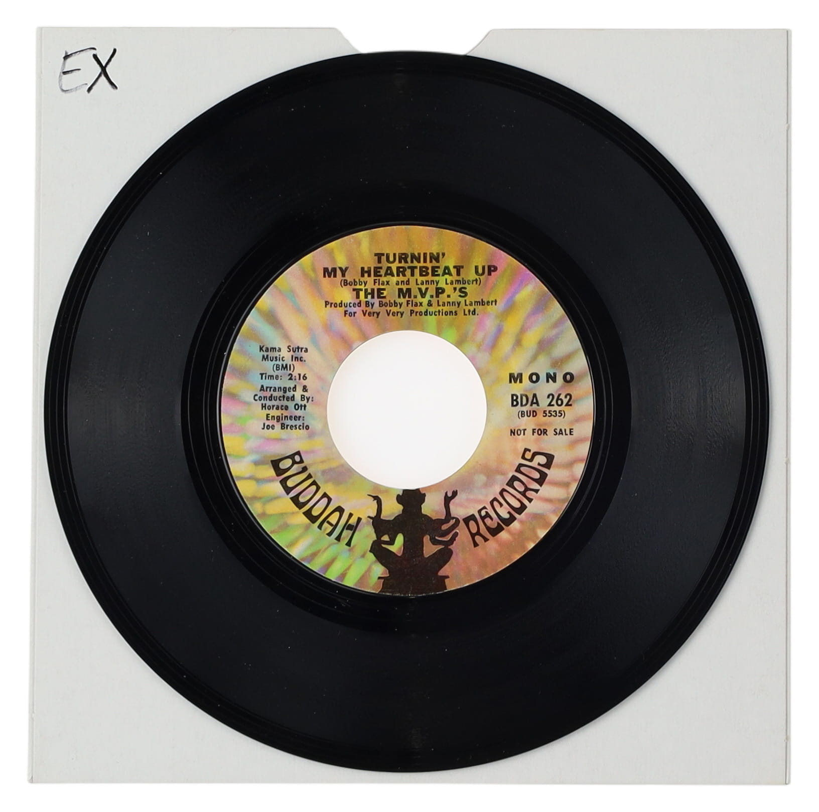 Lot 10 - THE M.V.P.'S – TURNIN' MY HEARTBEAT UP