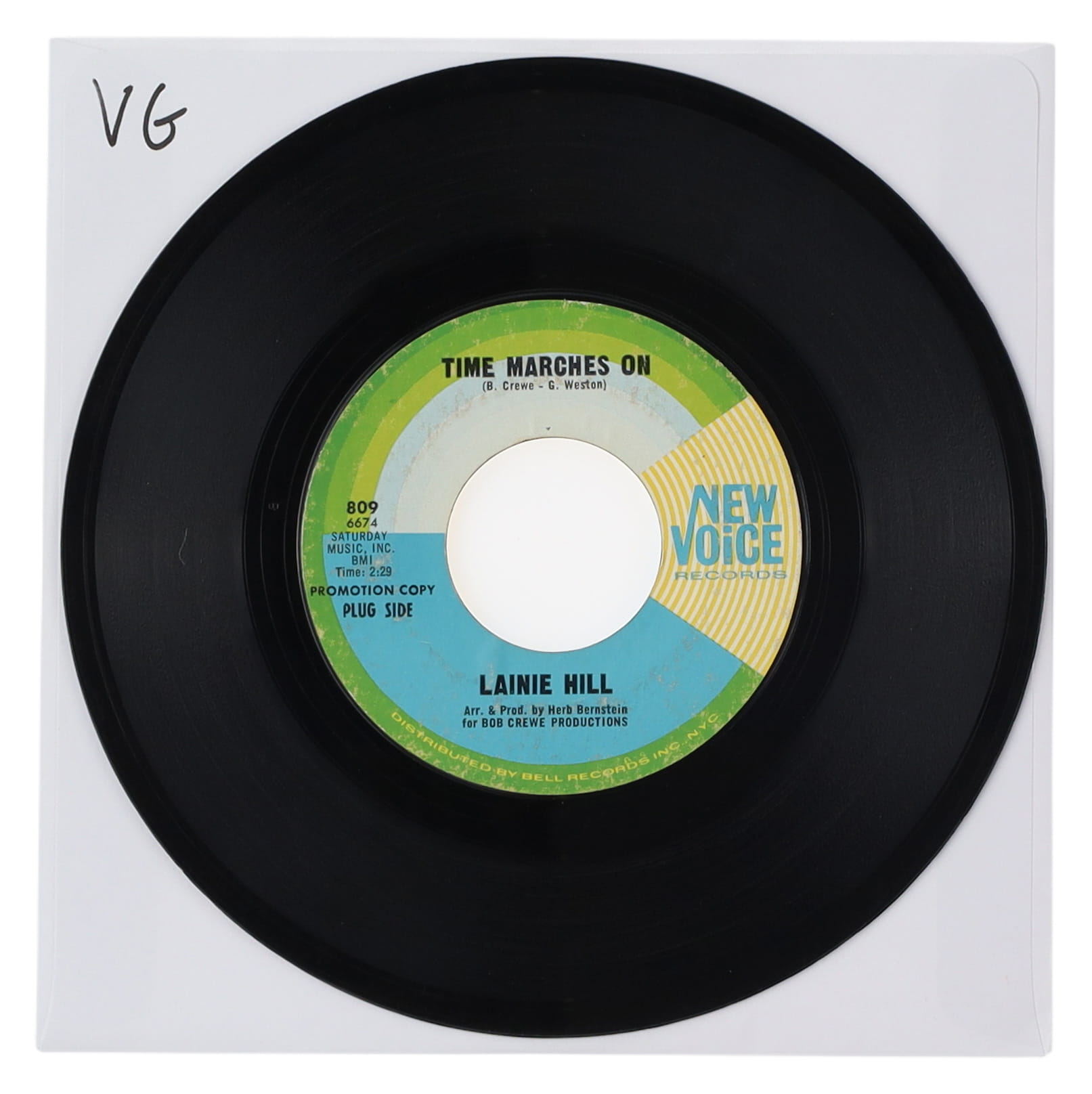 Lot 11 - LAINIE HILL – TIME MARCHES ON - US NEW VOICE