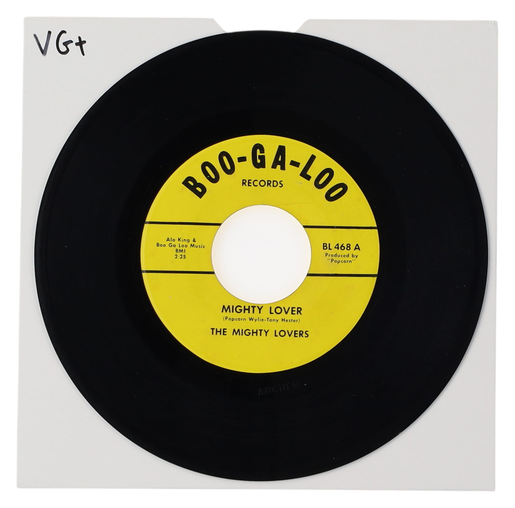 Lot 42 - THE MIGHTY LOVERS – MIGHTY LOVER - BOO-GA-LOO