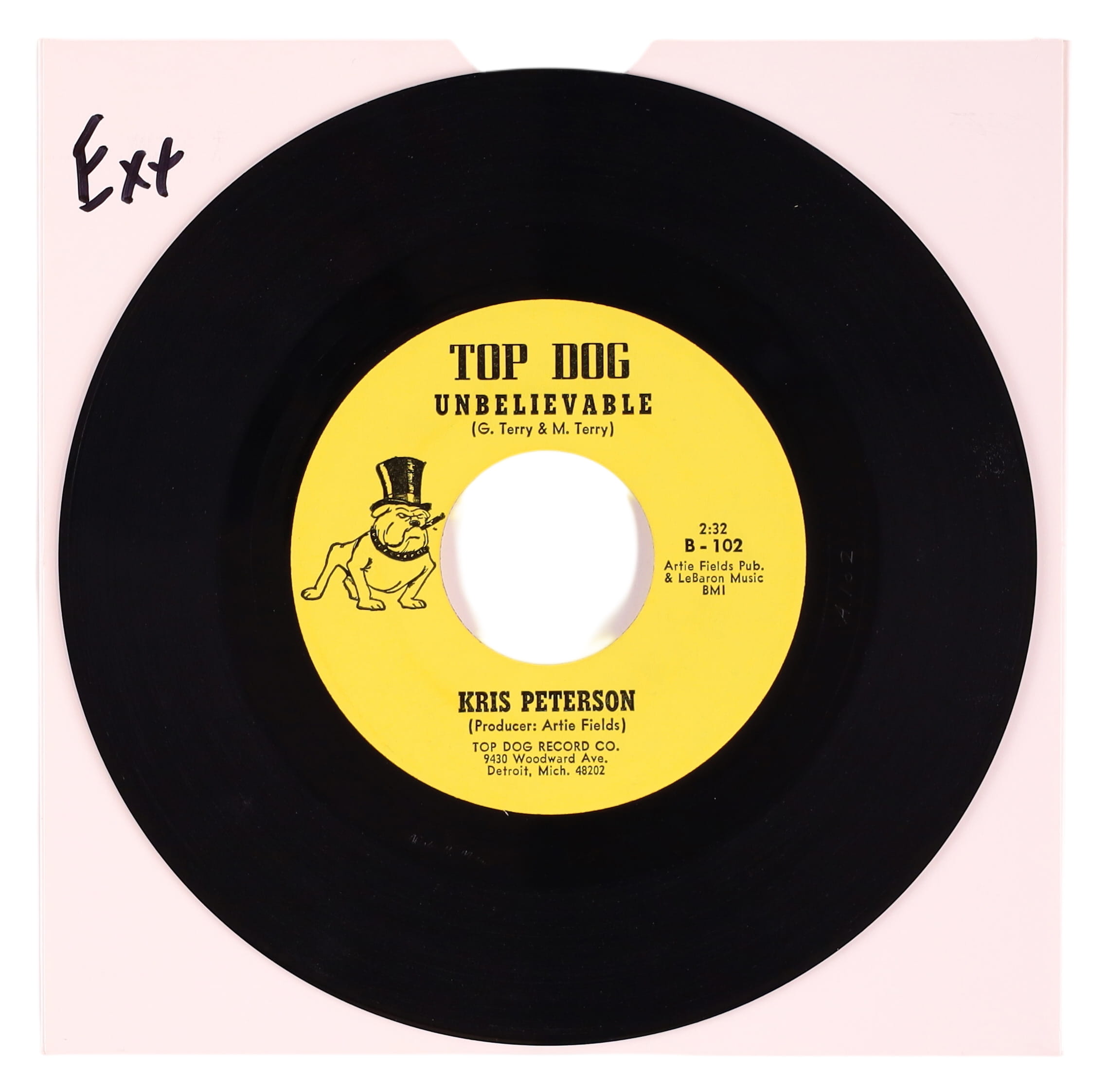 Lot 141 - KRIS PETERSON – JUST AS MUCH - US TOP DOG 7