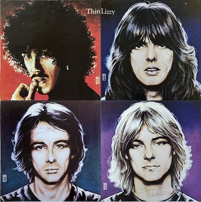 Lot 331 - THIN LIZZY SIGNED POSTER.