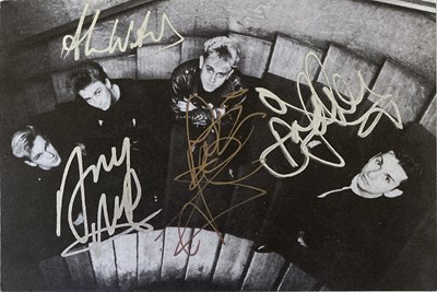 Lot 333 - DEPECHE MODE SIGNED CARD.