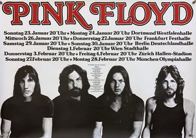 Lot 215 - PINK FLOYD 1977 GERMAN POSTER.