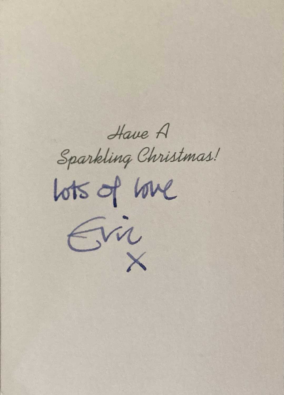 Lot 372 - ERIC CLAPTON SIGNED CHRISTMAS CARD.