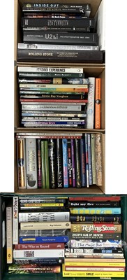 Lot 84 - MUSIC BOOKS - CLASSIC ROCK AND POP.