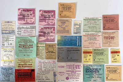 Lot 101 - SIOUXSIE AND THE BANSHEES CONCERT TICKETS.